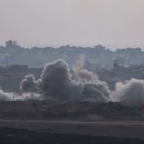 Scène de guerre à Gaza. KEYSTONE/EPA/ATEF SAFADI